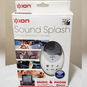 ION Sound Splash Wireless Waterproof Bluetooth Speaker with Built-in Mic/Call